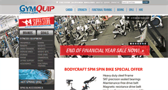 Desktop Screenshot of gymquipfitness.com